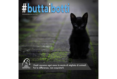 LNDC Animal Protection si appella quindi ai Sindaci di tutta Italia attraverso la campagna #buttaibotti