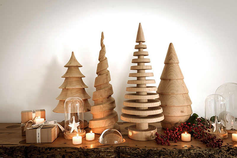 L’albero di Natale in legno