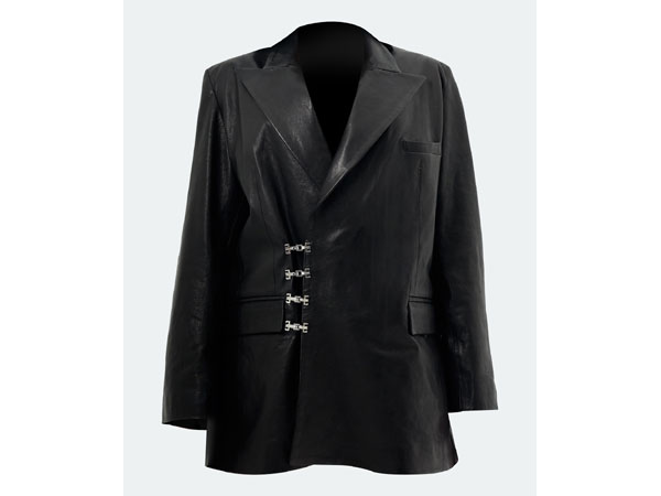 A504 New York Capsule Blazer pelle nera FW23 Halloween 2023