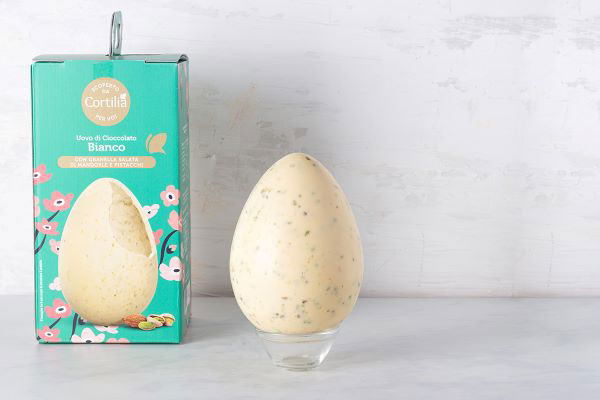 Cortilia Uovo Cioccolato Bianco Pasqua in Food 2023 2