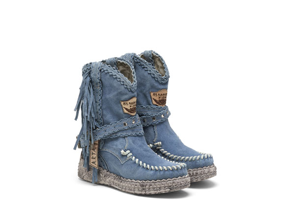 El Vaquero Mocassino con zeppa Denim Estate 2023