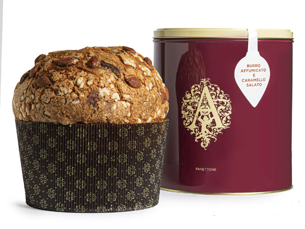 Errico Recanati chef Panettone Caramello Salato e Burro Affumicato Christmas Food 2023