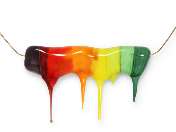 Francesca Mo Collezione Paint pendente in vetro San Valentino 2023 5