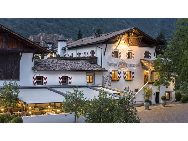 Hotel Hanswirt Parcines Veduta notturna