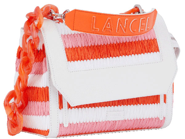 Lancel Sac Ninon pelle e rafia Estate 2023 Festa della Donna 2023 15