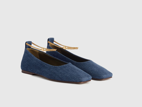 Maria Luca Ballerine Augusta Denim Estate 2023