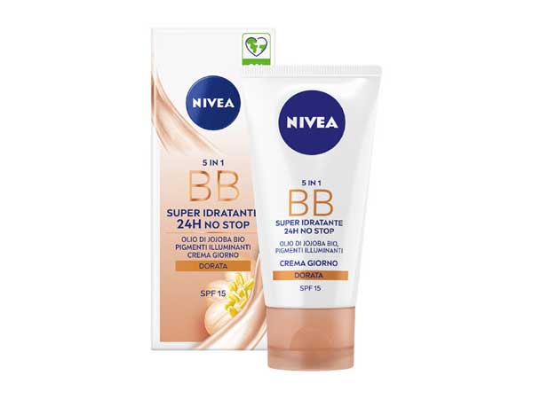 Nivea 5 in 1 BB Cream SPF 15 Super Idratante 24H No Stop Estate 2023