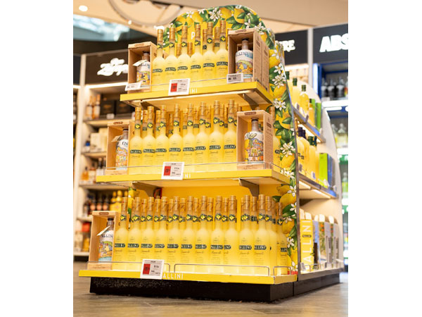 Pallini Limoncello espositore