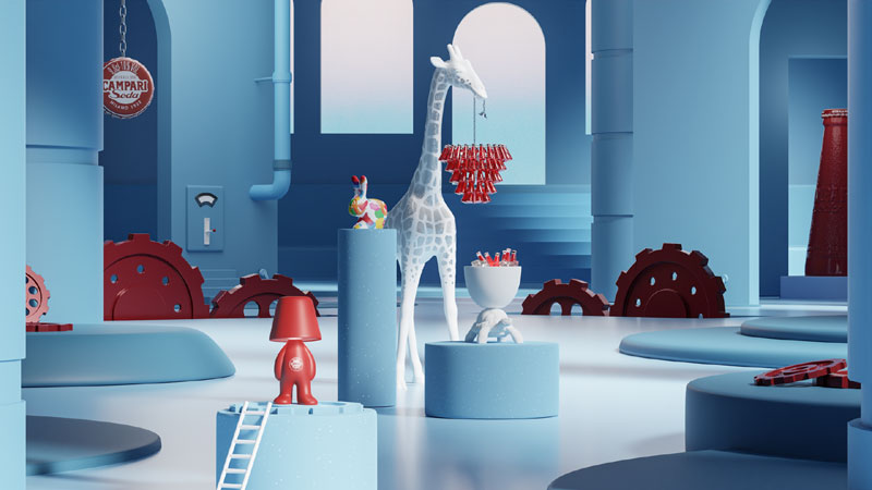 Qeeboo e Campari Soda alla Milano Design Week 2023