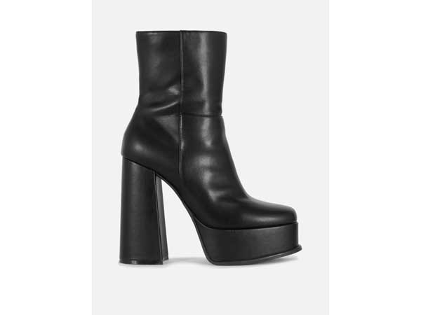 Rita Ora x Primark Black High Platform Ankle Boot FW23 Halloween 2023