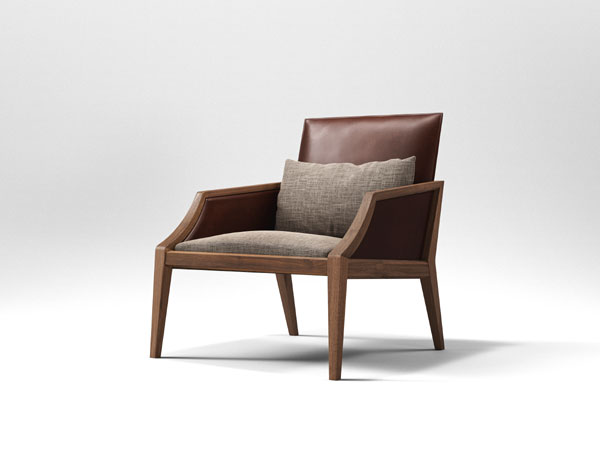 Ritzwell Verse Lounge chair Design Shinsaku Miyamoto 600x450