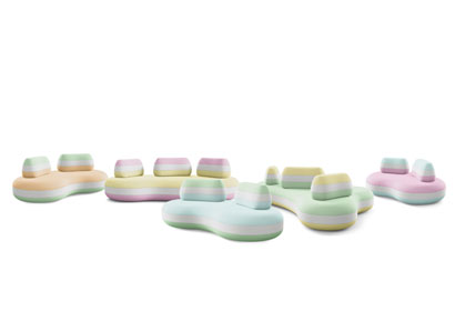 Roche Bobois collezione BomBom outdoor Joana Vasconcelos Salone del Mobile 2023