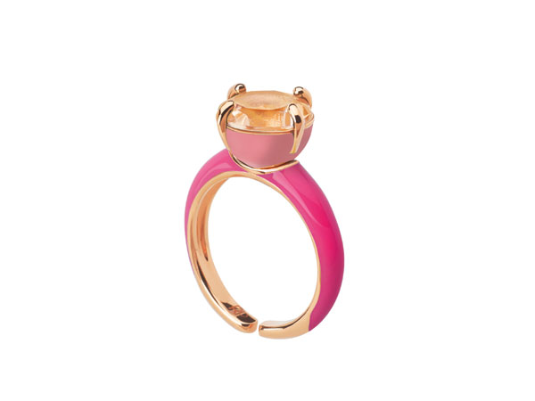 Rossoprezioso CupCake anello argento smaltato San Valentino 2023 18