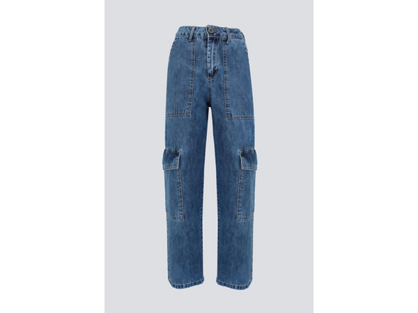 Talco Pantalone Cargo Palazzo Denim Estate 2023
