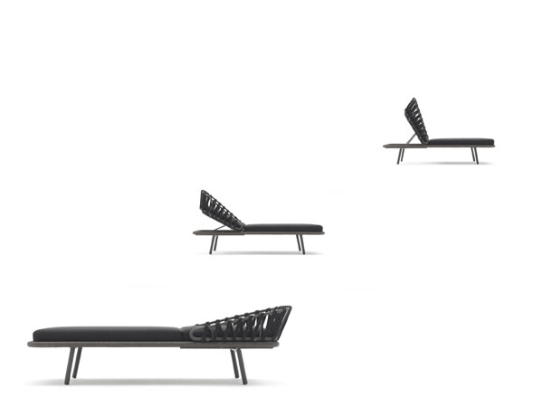Varaschin Emma Cross Lettino design Monica Armani 1