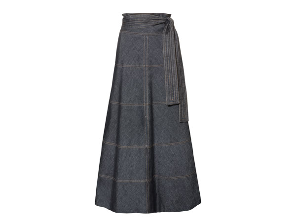 Via Masini 80 maxi gonna Denim Estate 2023