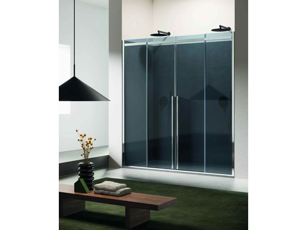 Agha Cabina Doccia Way a nicchia design Enrico Cesana 600x450
