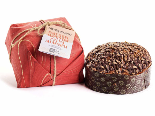 Altromercato Panettone Crema Arancia Natale Food 2024