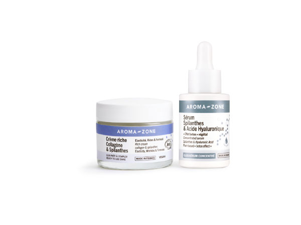 Aroma Zone Serum e Cream Spilanthes e Acido Ialuronico Natale 2024