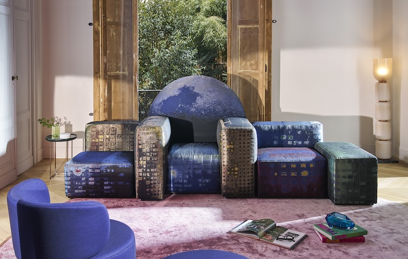 Divano Notturno a New York design Gaetano Pesce