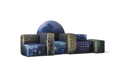 Divano Notturno a New York design Gaetano Pesce
