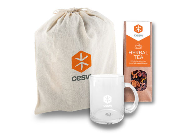 Cesvi Set Tazza e Tea Natale Food 2024