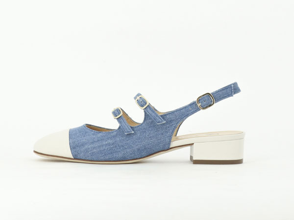 Fabio Rusconi SS24 Naplak Mary Jane jeans natur avorio Denim 2024