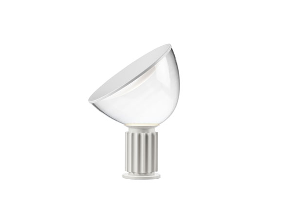 Flos Taccia Matte White Lampada da Tavolo versione Small San Valentino 2024
