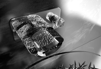 Glass Design. Collezione Crystal Water Fall. Salone del Mobile.Milano 2024