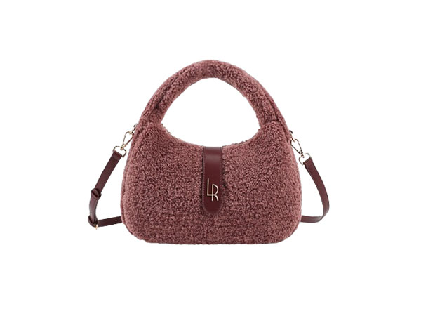 Label Rose borsa a mano Winnie color malva San Valentino 2024