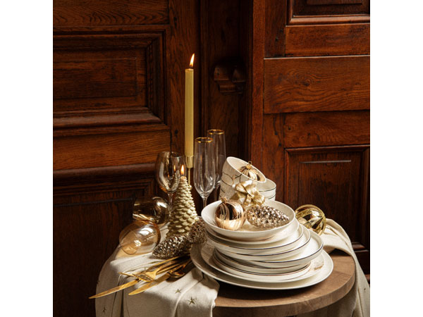 Maisons du Monde tavola gold Tavola delle Feste