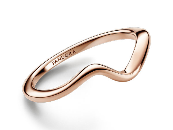 Pandora Anello Onda Oro Rosa Anelli Estate 2024