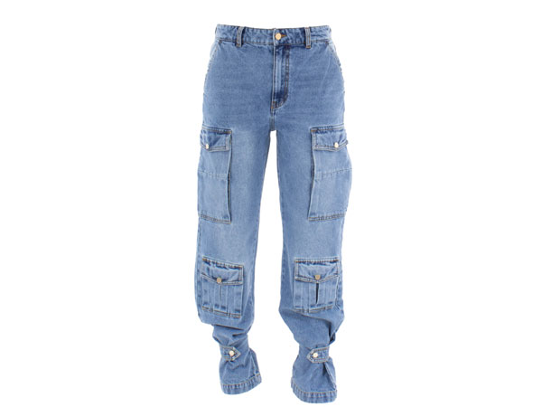 Relish Patty 2 pantaloni con tasconi Denim 2024