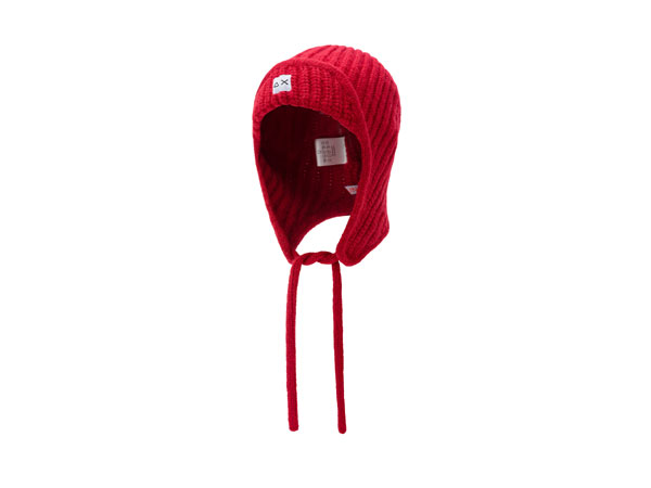 SUN68 Cuffia Aviator lana mista rossa Natale 2024
