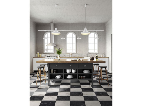 Verde 1999 Livingstone Checkerboard inspirations Bianco Nero Cersaie 2024