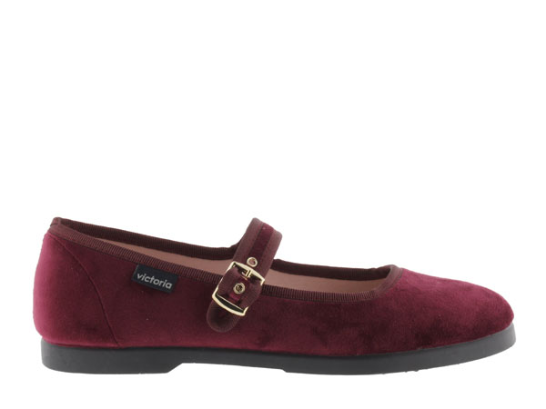 Victoria Shoes ballerine in velluto Oda Natale 2024