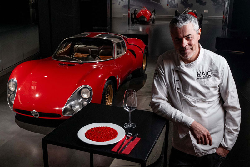 Un risotto speciale al Museo Alfa Romeo di Arese