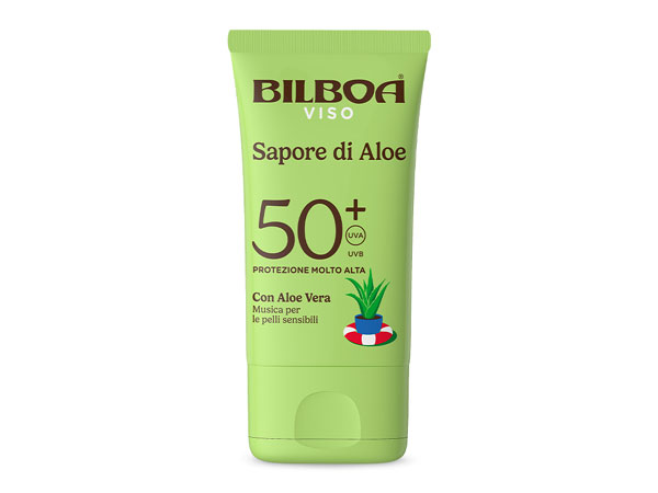 Bilboa Sapore di Aloe Crema solare Viso SPF50 Beauty sotto il Sole 2025