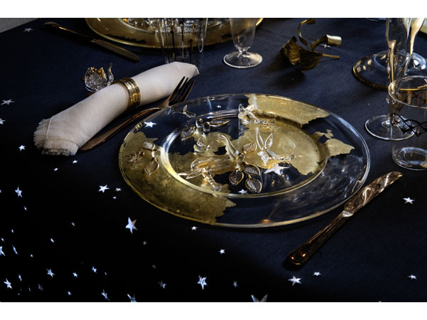 Casarialto piatti decorativi Aurora Gold Tavola Feste 2025