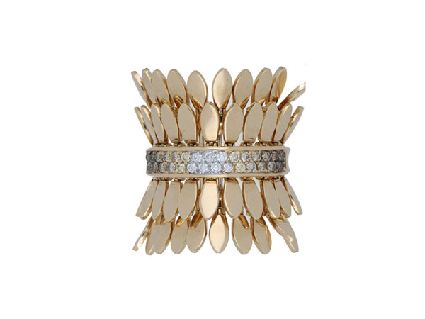 Ferri Firenze Anello Spettinato Double Rose Gold Gioielli Natale 2025