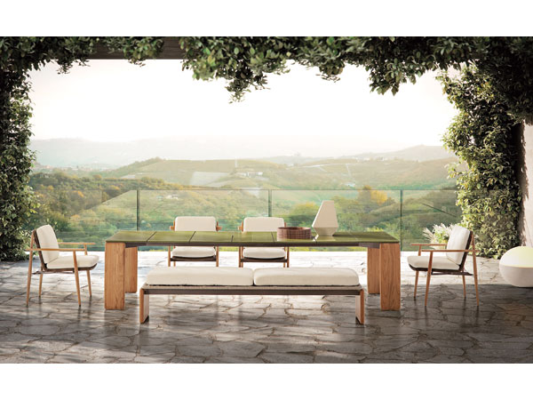 Minotti tavolo outdoor Drake OutDoor 2025