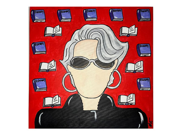 Moire Gallery Milano opera Miranda Priestly Olivia Ghezzi Perego Design Natale 2025