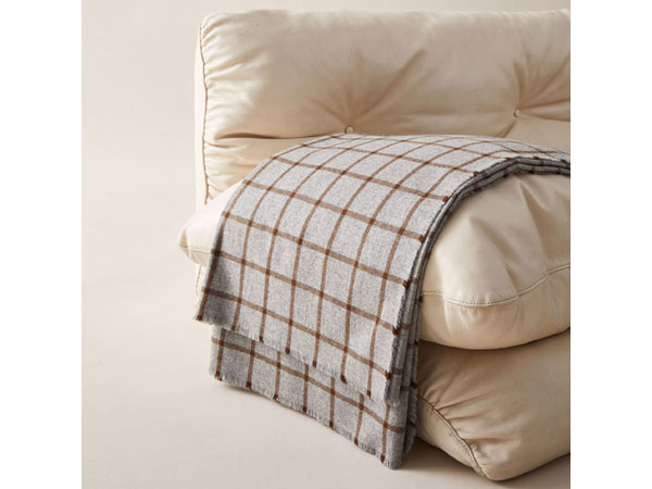 Peter Langner Home Cashmere Plaid Check San Valentino 2025