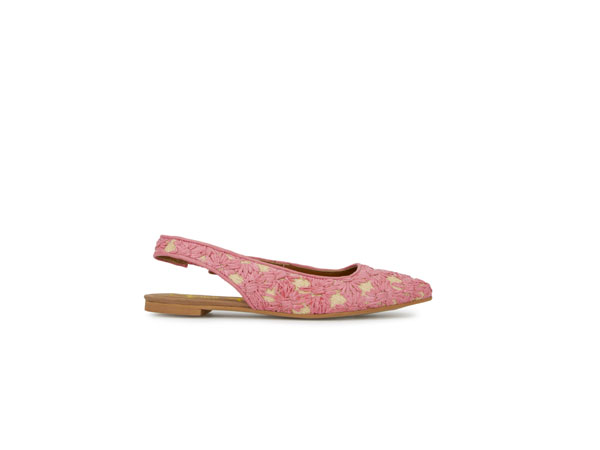 QVC Gioia sandali slingback in rafia Estate 2025