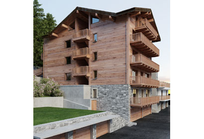 edifici residenziali in legno di lusso