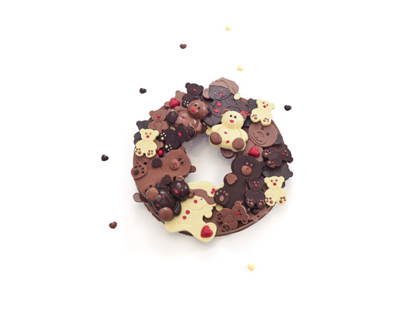 Solbiati Cioccolato Ghirlanda di Cioccolato Orsetti Inverno Food Natale 2025