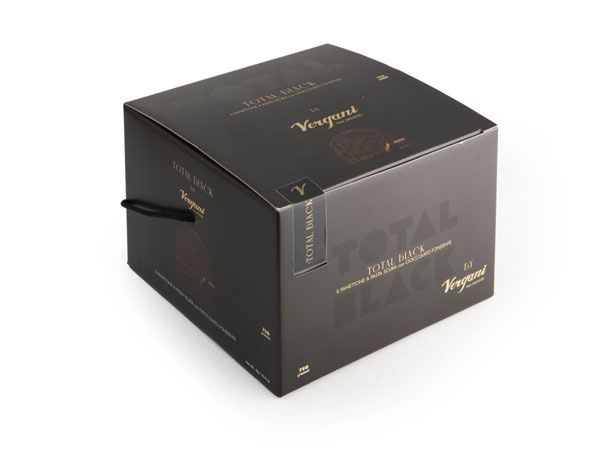 Vergani Panettone Total Black Linea Gourmet Food Natale 2025