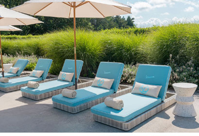 Vespa e EHP Resort & Marina nell'East Hampton
