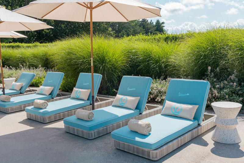 Vespa e EHP Resort & Marina nell'East Hampton