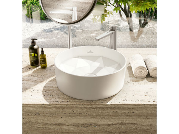 Villeroy Boch lavabo scultura Octagon 600x